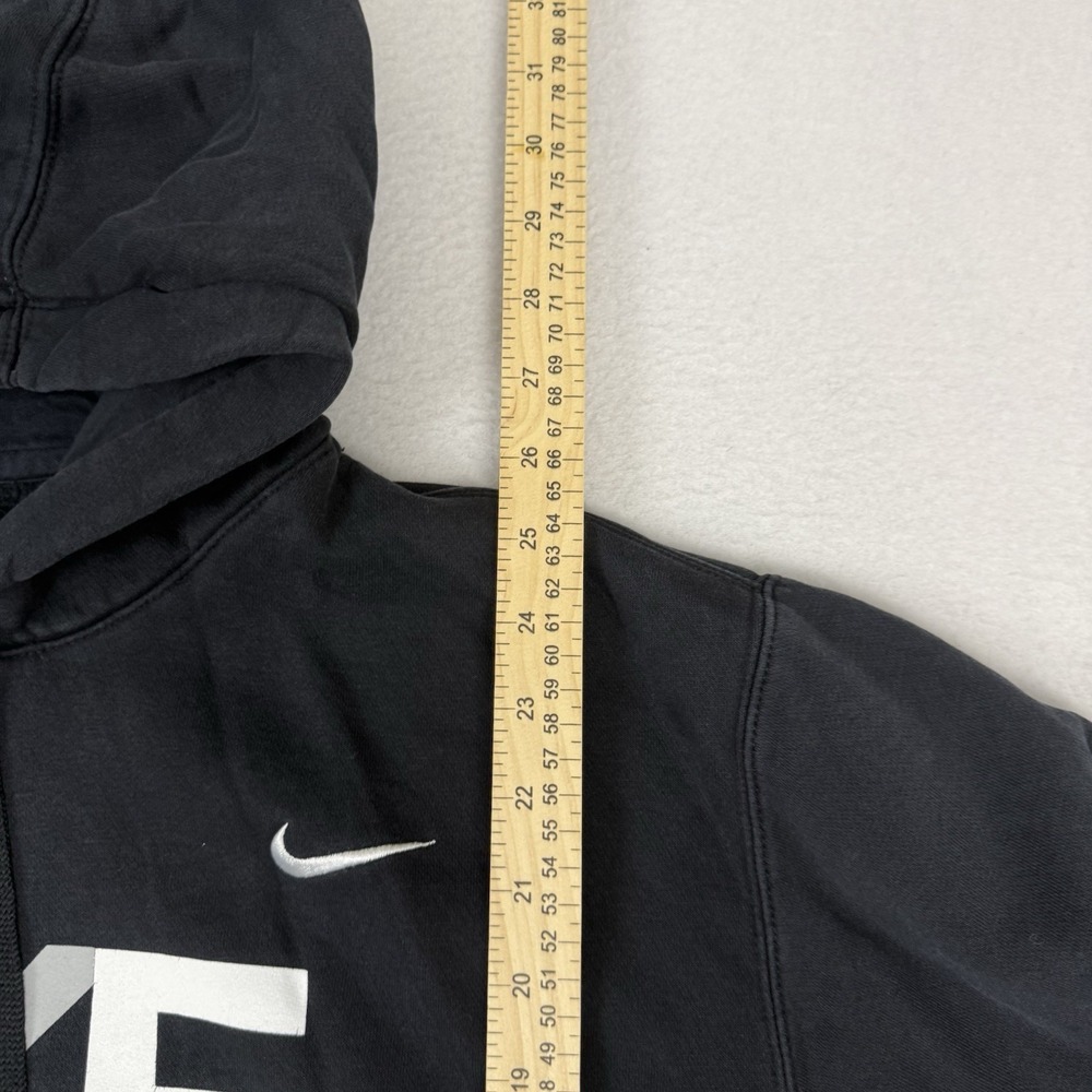 Nike Volleyball Hoodie Mens XL Black Pullover Sweatshirt Fleece Swoosh Graphics - Picture 4 of 8